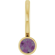 14K Yellow Natural Alexandrite Charm/Pendant