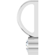 Platinum 1/10 CT Natural Diamond Charm/Pendant