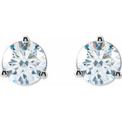 14K White 1 1/4 CTW Lab-Grown Diamond Stud Earrings