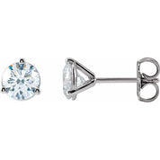 14K White 1 1/4 CTW Lab-Grown Diamond Stud Earrings