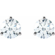 14K White 1 1/2 CTW Lab-Grown Diamond Stud Earrings