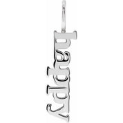 Platinum Happy Charm/Pendant