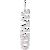 Platinum WWJD Charm/Pendant
