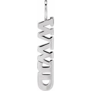 Platinum WWJD Charm/Pendant
