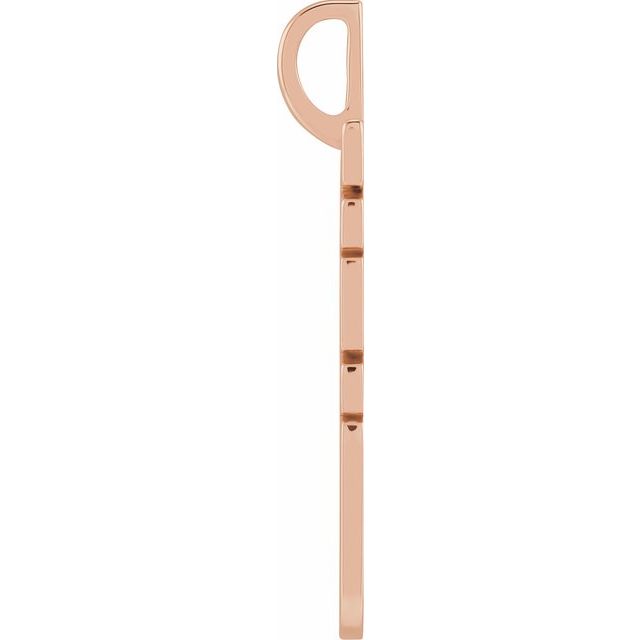 14K Rose WWJD Charm/Pendant