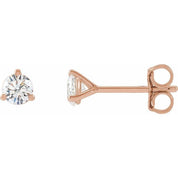 14K Rose 1/3 CTW Lab-Grown Diamond Stud Earrings