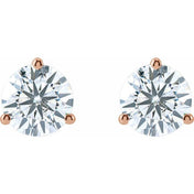 14K Rose 2 1/2 CTW Lab-Grown Diamond Stud Earrings