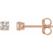 14K Rose 1/3 CTW Lab-Grown Diamond Stud Earrings
