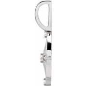 Platinum .03 CTW Natural Diamond Compass Charm/Pendant