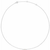14K 1/4 CT Lab-Grown Diamond Necklace 16-18"