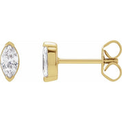 14K Yellow 1/2 CTW Lab-Grown Diamond Stud Earrings