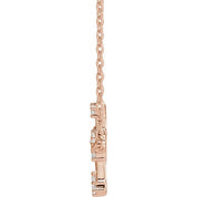 14K 1/6 CTW Natural Diamond Gemini 16-18" Necklace