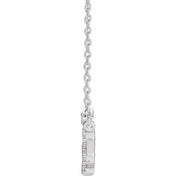 14K 1/6 CTW Natural Diamond Capricorn 16-18" Necklace