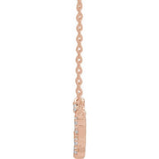 14K 1/6 CTW Natural Diamond Capricorn 16-18" Necklace