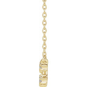 14K 1/5 CTW Natural Diamond Sagittarius Necklace 16-18"