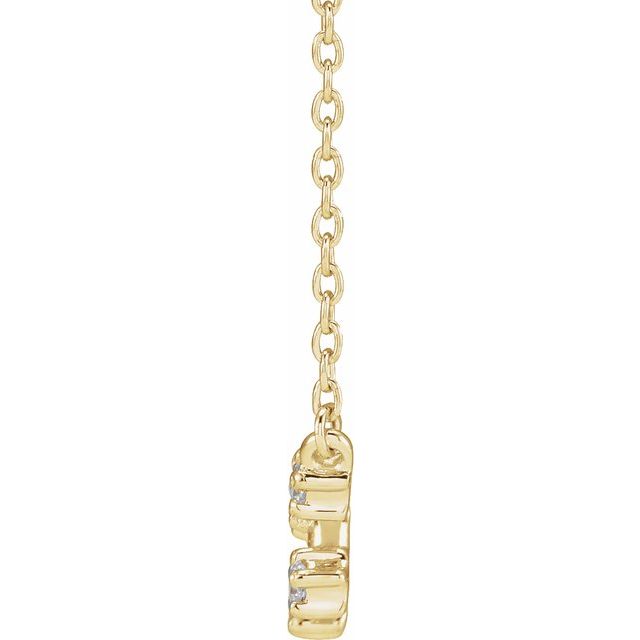 14K 1/5 CTW Natural Diamond Sagittarius Necklace 16-18"