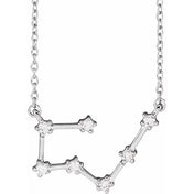 14K 1/6 CTW Natural Diamond Taurus Necklace 16-18"