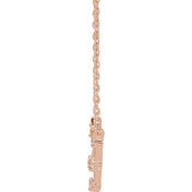 14K 1/6 CTW Natural Diamond Taurus Necklace 16-18"