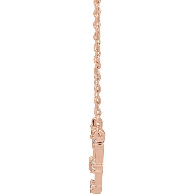 14K 1/6 CTW Natural Diamond Taurus Necklace 16-18"