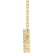 14K 1/4 CTW Natural Diamond Scorpio Necklace 16-18"
