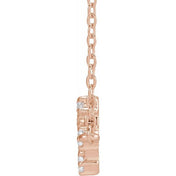 14K 1/4 CTW Natural Diamond Scorpio Necklace 16-18"