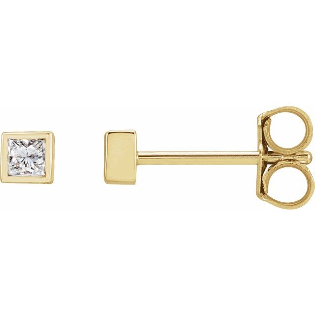 6 CTW Lab-Grown Diamond Bezel Earrings