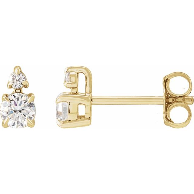 3 CTW Lab-Grown Diamond Earrings