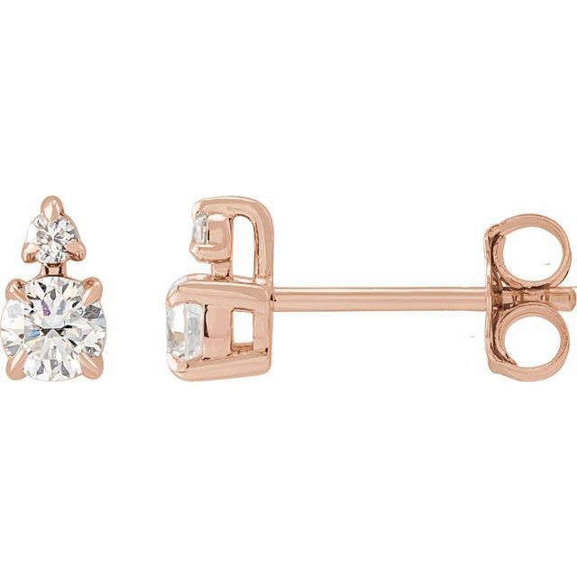 3 CTW Lab-Grown Diamond Earrings