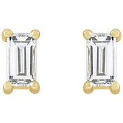 14K Yellow 1/5 CTW Lab-Grown Diamond Stud Earrings