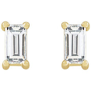 14K Yellow 1/5 CTW Lab-Grown Diamond Stud Earrings