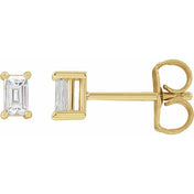 14K Yellow 1/5 CTW Lab-Grown Diamond Stud Earrings