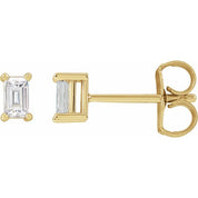 14K Yellow 1/5 CTW Lab-Grown Diamond Stud Earrings