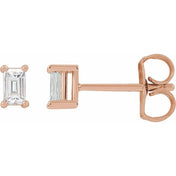 14K Rose 1/5 CTW Lab-Grown Diamond Stud Earrings