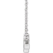 14k Gold Personalized Name Necklace on 18" Chain