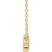 14K Yellow Sister 18" Necklace