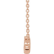 14K Rose Sister 18" Necklace