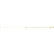 14K Yellow Natural Aquamarine 6 1/2-7 1/2" Bracelet