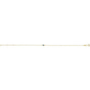 14K Yellow Natural Aquamarine 6 1/2-7 1/2" Bracelet
