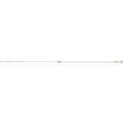 14K Rose 1/10 CT Natural Diamond 6 1/2-7 1/2" Bracelet