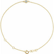 14K Yellow Lab-Grown Diamond 6 1/2-7 1/2" Bracelet