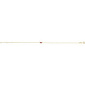 14K Yellow Natural Ruby 6 1/2-7 1/2" Bracelet