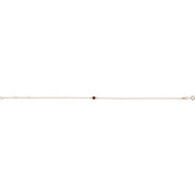 14K Rose Natural Mozambique Garnet 6 1/2-7 1/2" Bracelet