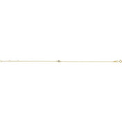 14K Yellow Natural White Sapphire 6 1/2-7 1/2" Bracelet