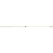 14K Yellow Natural White Sapphire 6 1/2-7 1/2" Bracelet