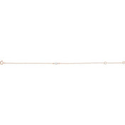 14K Rose 1/4 CT Lab-Grown Diamond 6 1/2-7 1/2" Bracelet