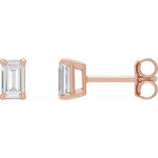 14K Rose 3/4 CTW Lab-Grown Diamond Earrings
