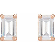14K Rose 3/4 CTW Lab-Grown Diamond Earrings