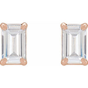 14K Rose 3/4 CTW Lab-Grown Diamond Earrings