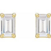 14K Yellow 3/4 CTW Lab-Grown Diamond Earrings