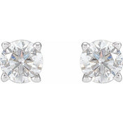Platinum 1 1/2 CTW Natural Diamond Stud Earrings